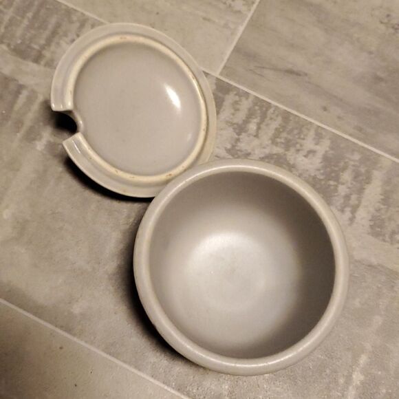 EUC Small Pottery Stamped Design Sugar Dish - Picture 6 of 6